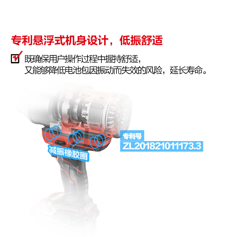 大有DEVON 充電扳手(鋰20V)(無刷)(1900N.m反轉)(淨機) 5758-Li-20